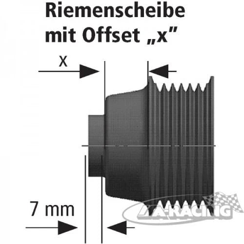 Riemenscheibe mit V-Nut