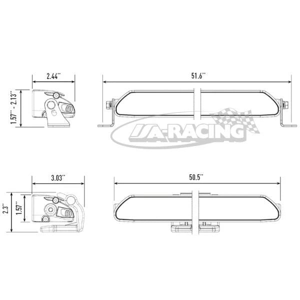 LAZER Linear 48 Elite Scheinwerfermodul mit 96 LED