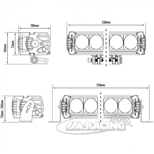 LAZER Triple-R 750 Elite, Gen. 2 Scheinwerfermodul mit 4 LED