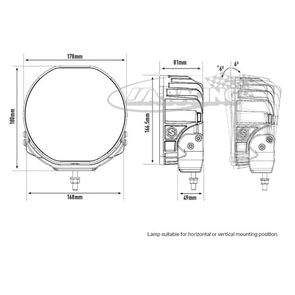 Lazer Sentinel 7" Scheinwerfer Elite mit 24 LED