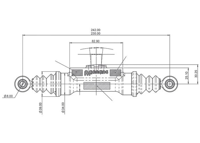 CP5540 Tandem Aluminiumzylinder