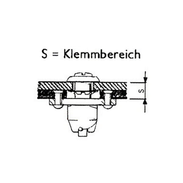 Camloc Verschlusszapfen Serie 2600