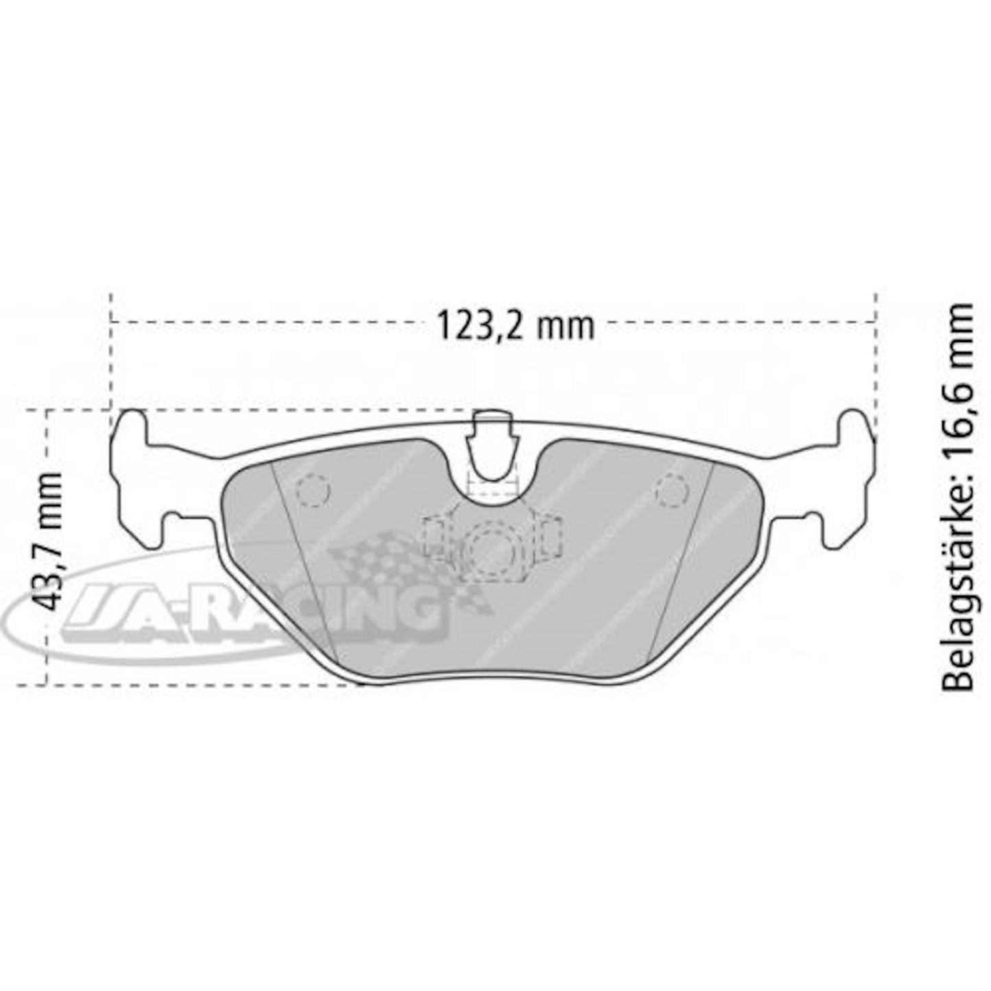 FCP1301 Ferodo Bremsbelag