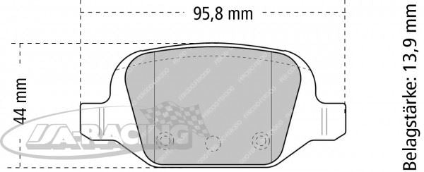 FDS1324 Ferodo Bremsbelag