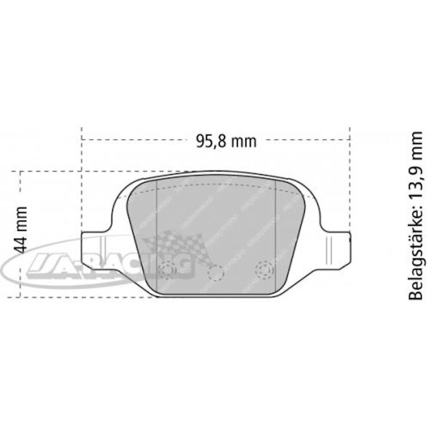 FCP1324 Ferodo Bremsbelag