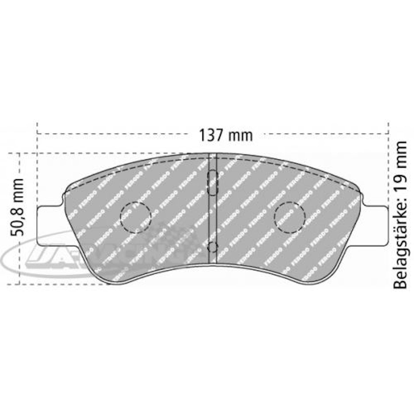 FCP1399 Ferodo Bremsbelag