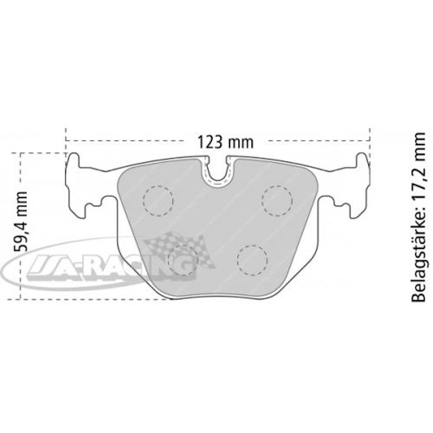 FCP1483 Ferodo Bremsbelag