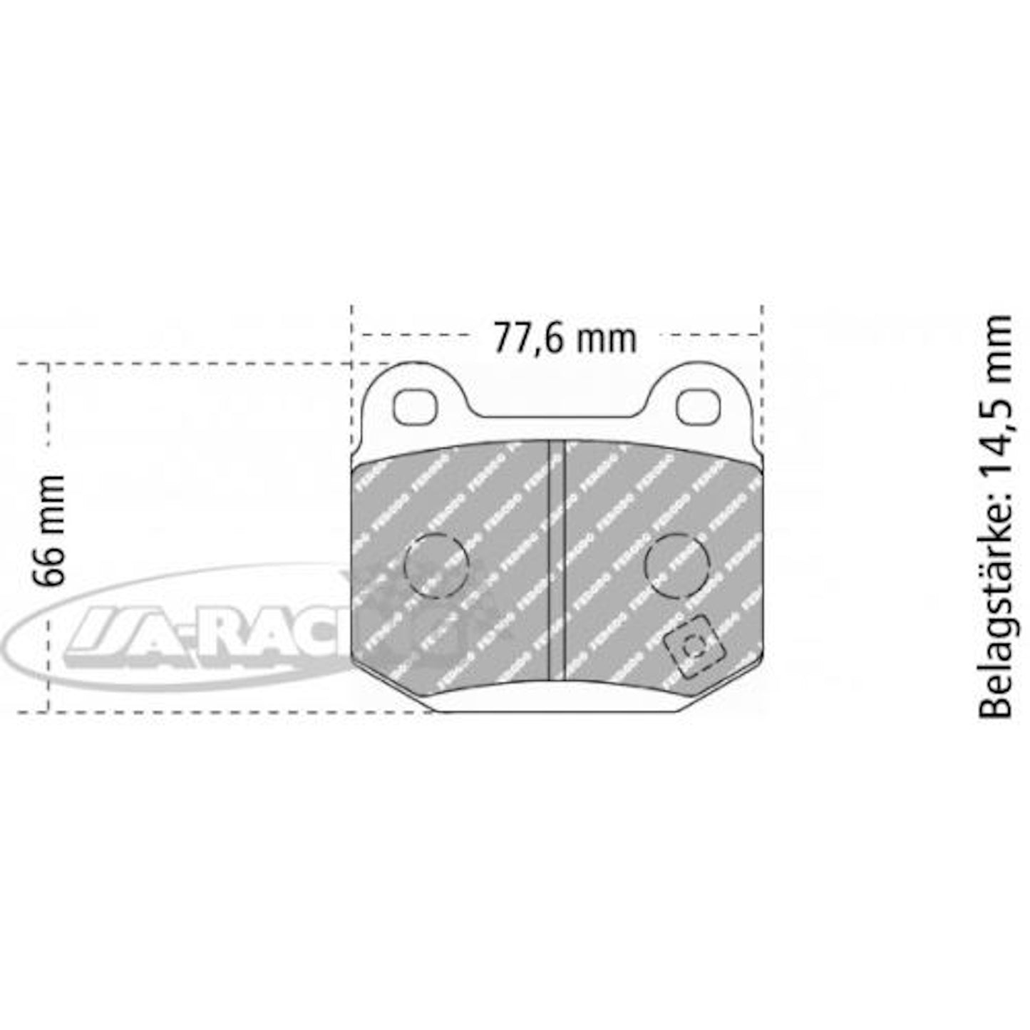 FCP1562 Ferodo Bremsbelag