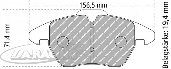 FDS1641 Ferodo Bremsbelag