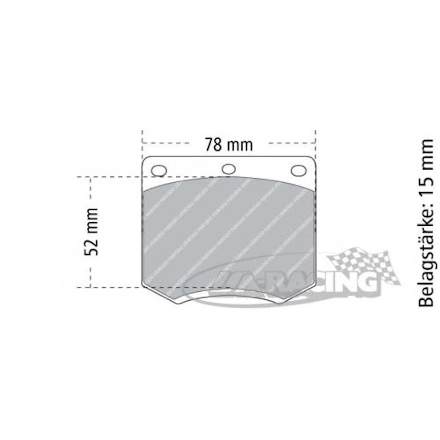 FCP167 Ferodo Bremsbelag