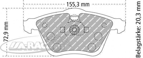 FDS1765 Ferodo Bremsbelag