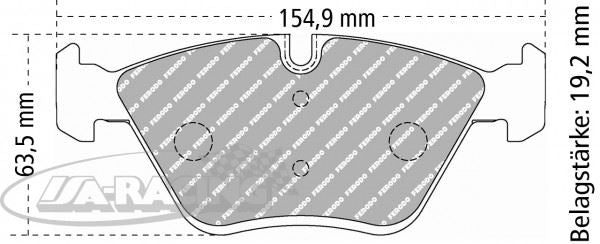 FDS1773 Ferodo Bremsbelag