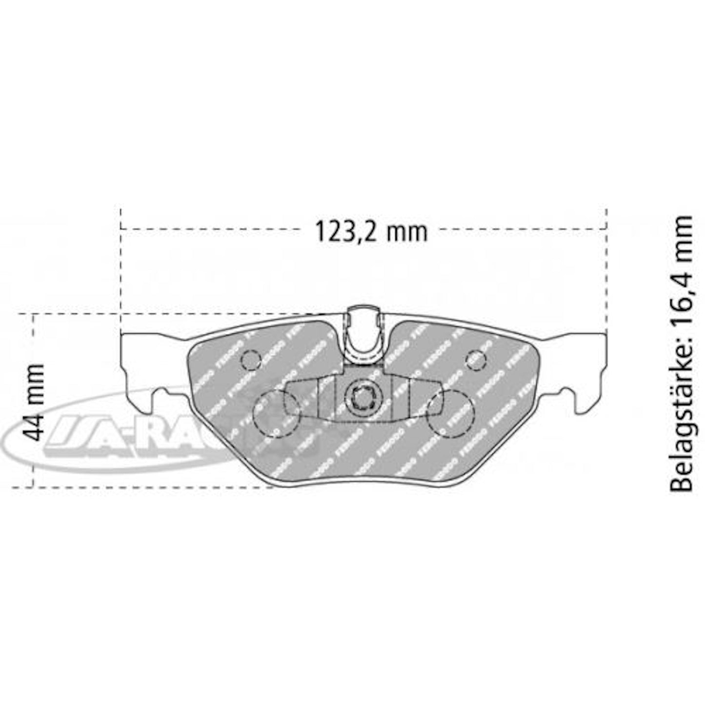 FCP1807 Ferodo Bremsbelag