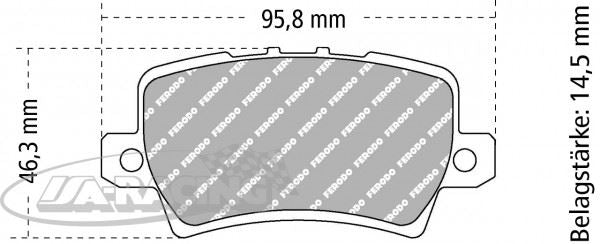 FDS1862 Ferodo Bremsbelag