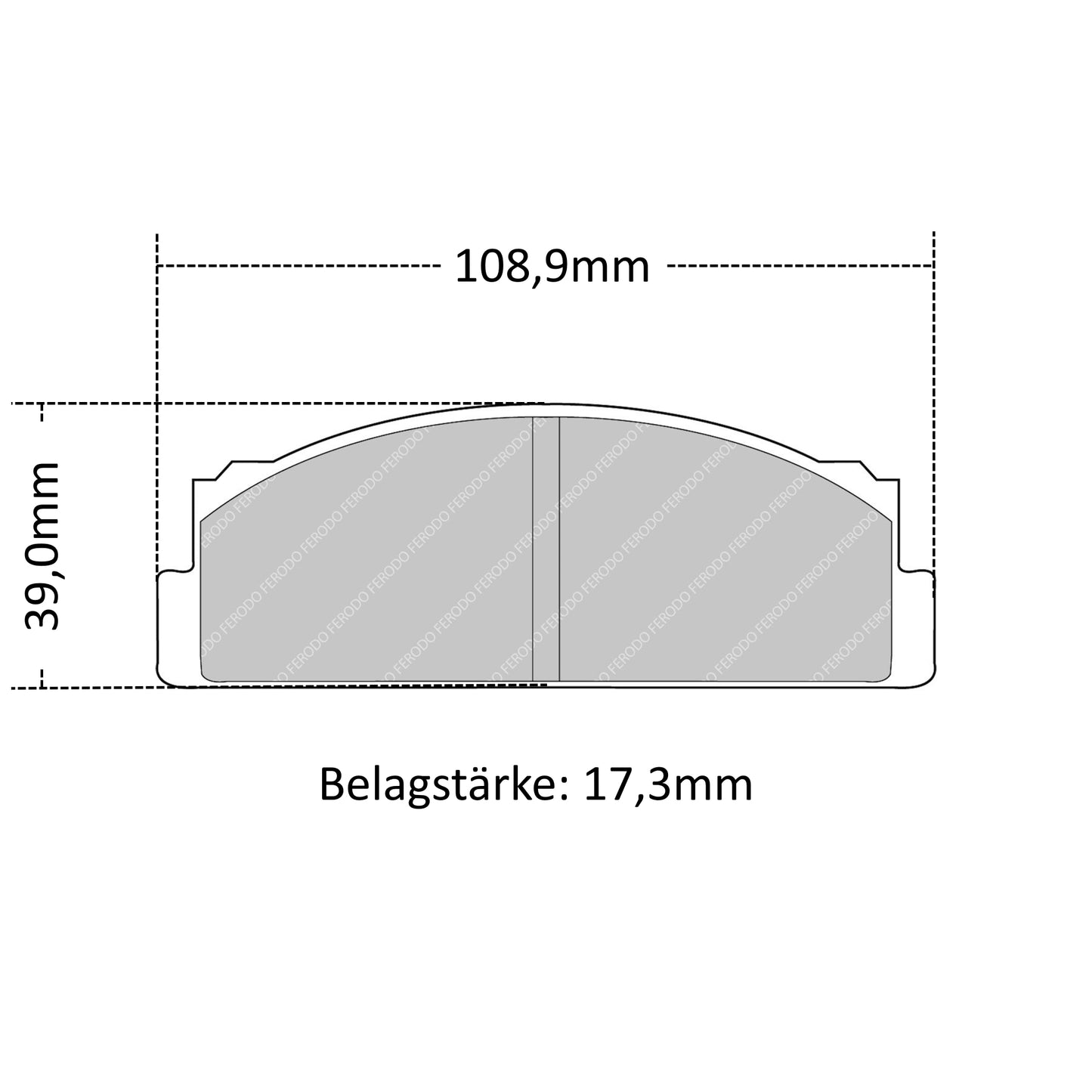 FCP29 Ferodo Bremsbelag