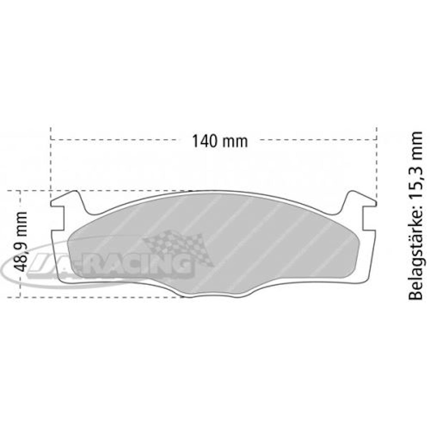 FCP392 Ferodo Bremsbelag