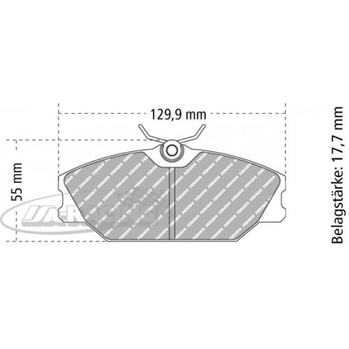 FCP406 Ferodo Bremsbelag
