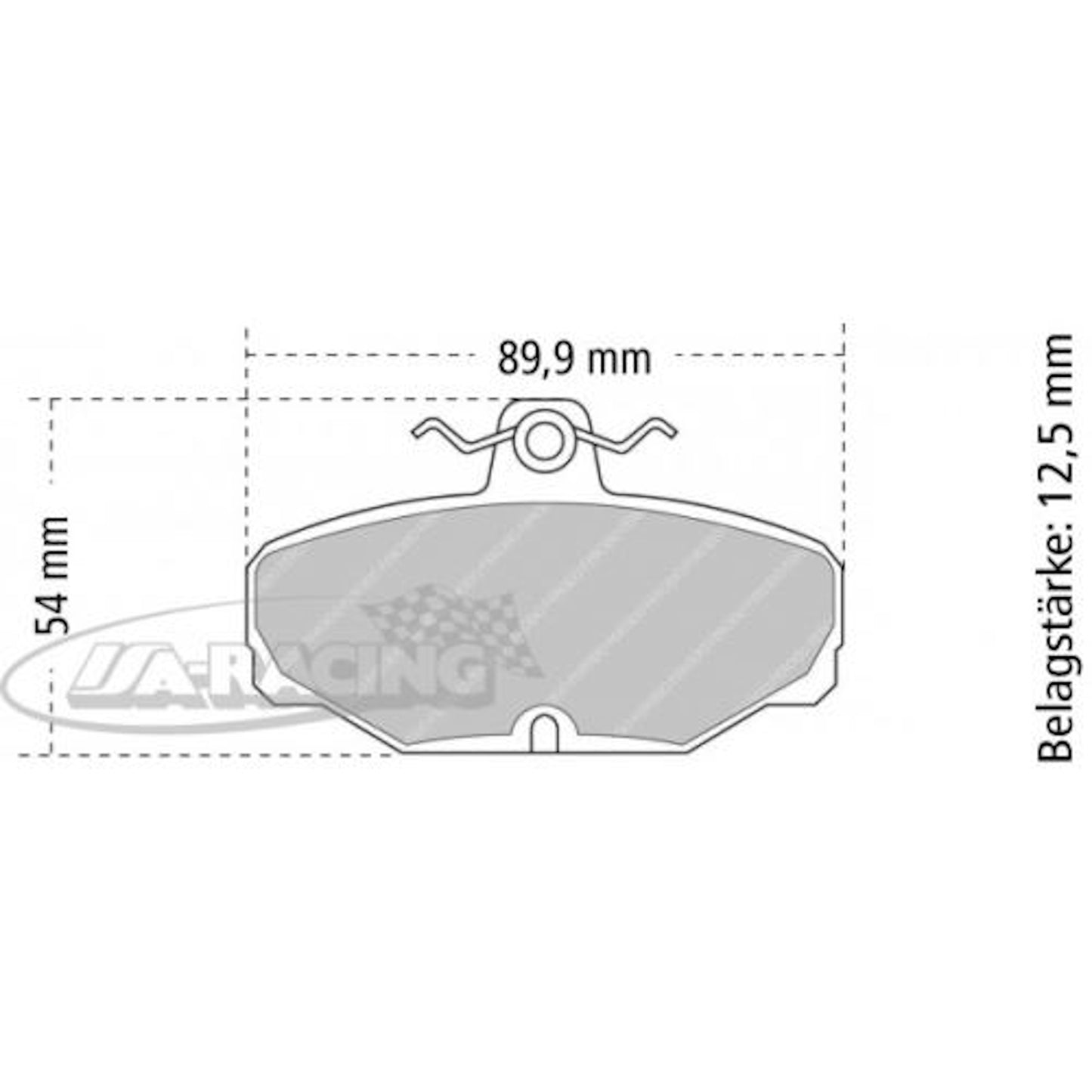 FCP408 Ferodo Bremsbelag
