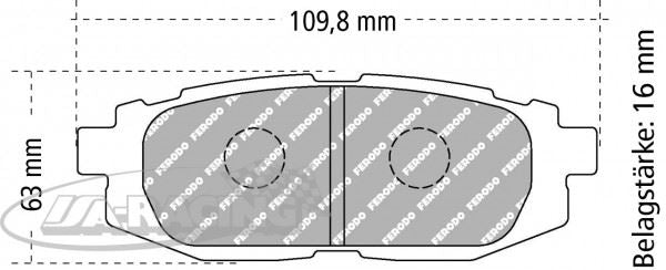 FDS4187 Ferodo Bremsbelag