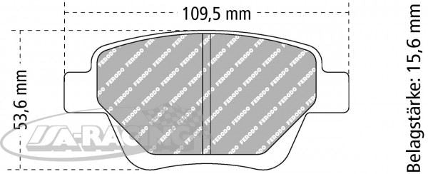 FDS4316 Ferodo Bremsbelag