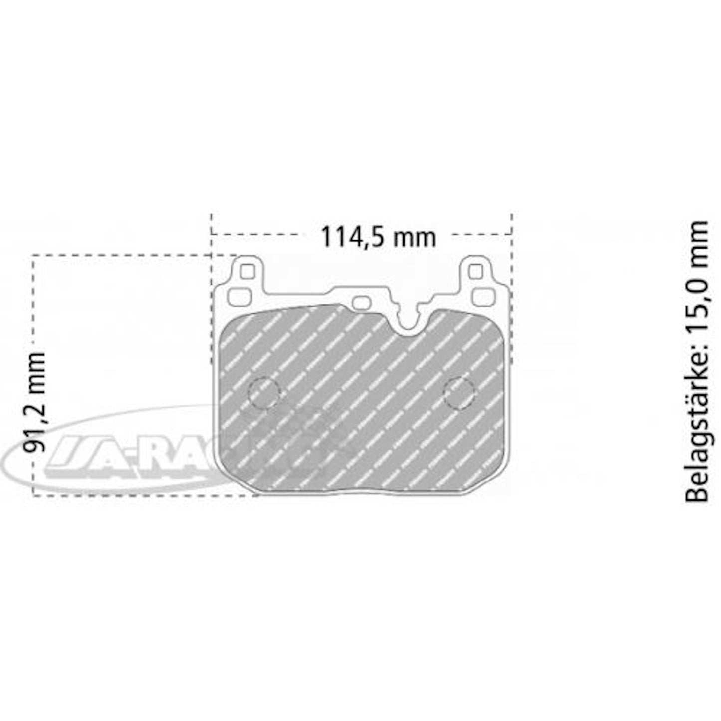 FCP4872 Ferodo Bremsbelag