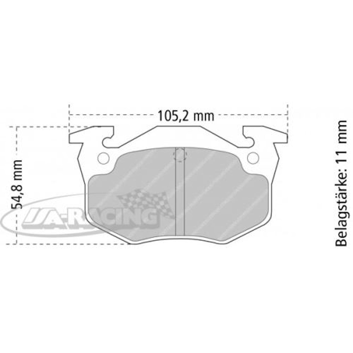 FCP558 Ferodo Bremsbelag