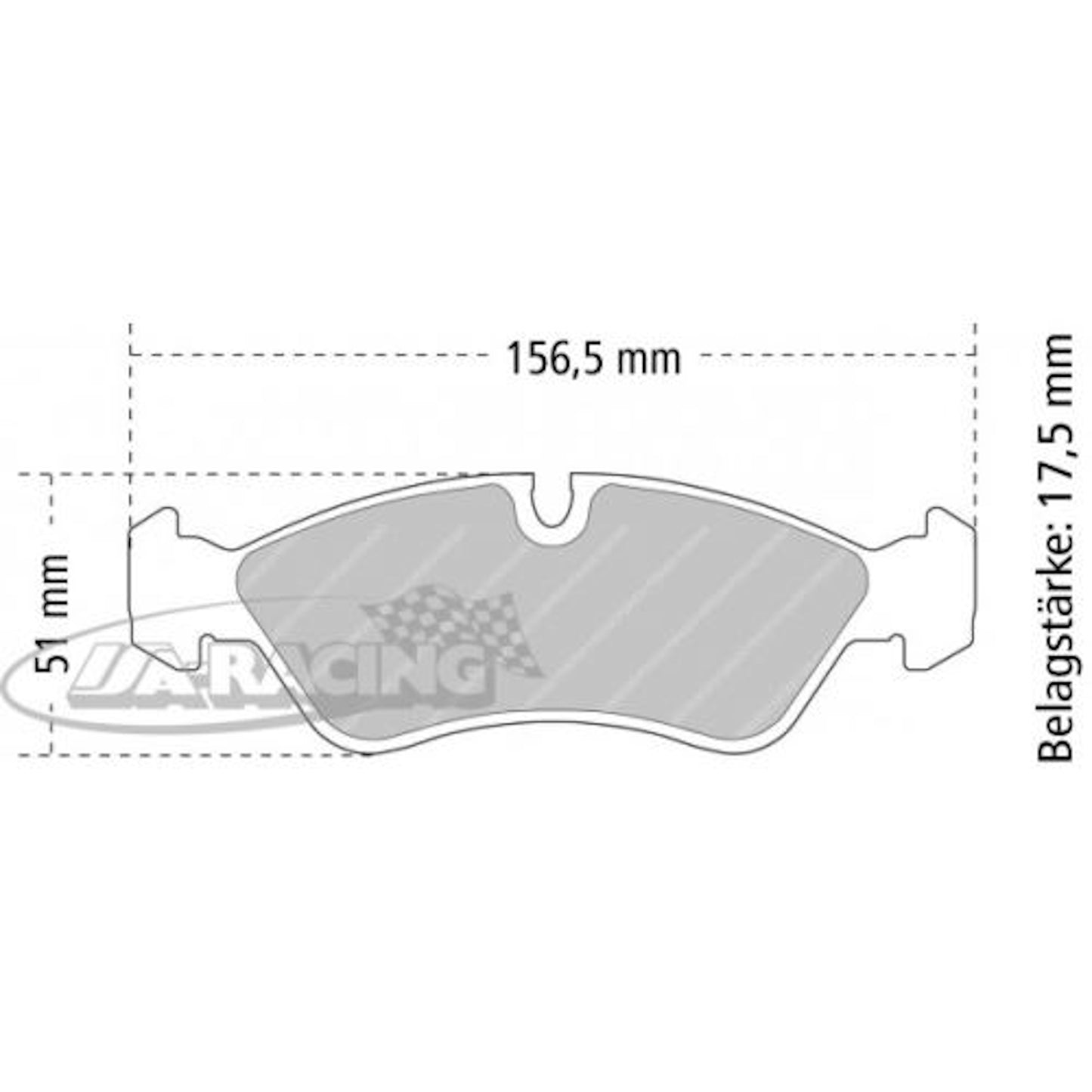 FCP584 Ferodo Bremsbelag