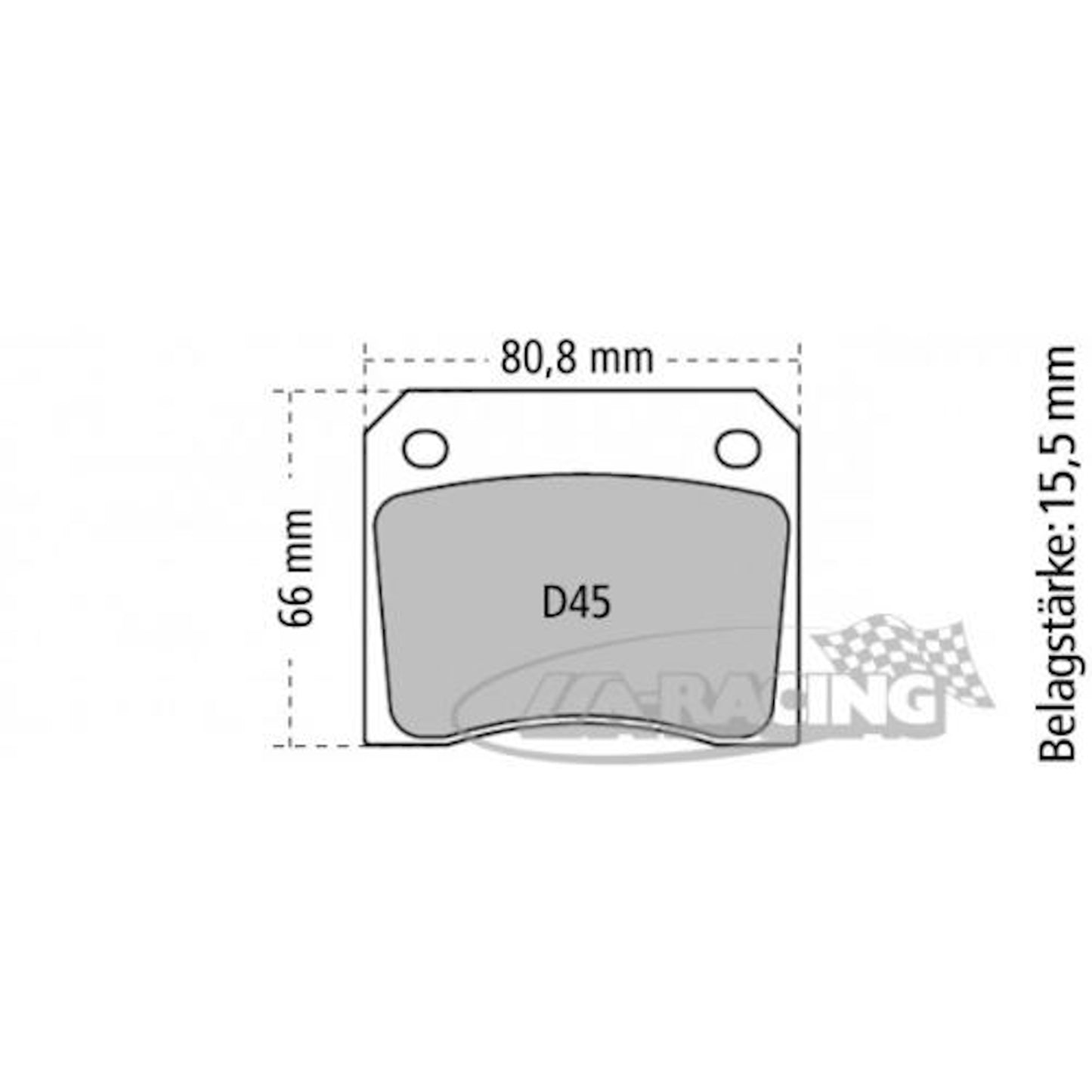 FCP815 Ferodo Bremsbelag