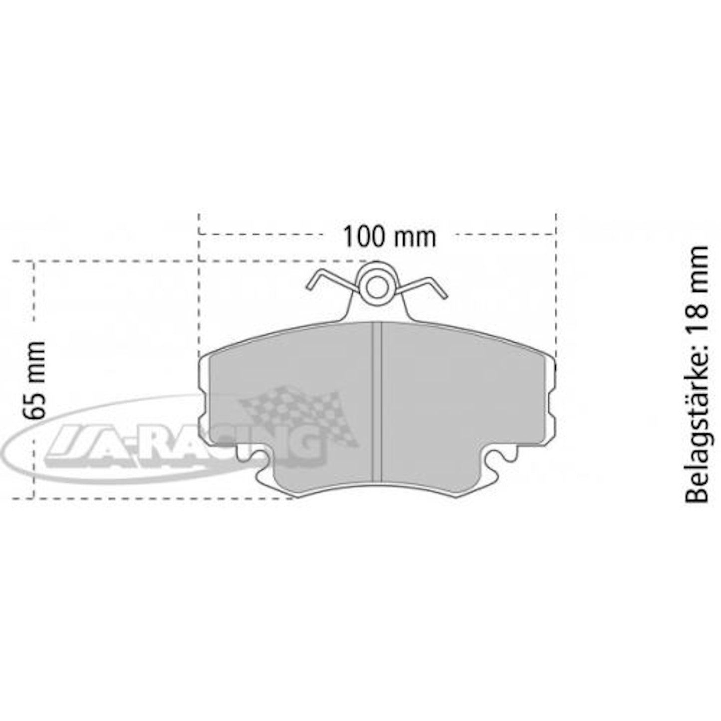 FCP845 Ferodo Bremsbelag