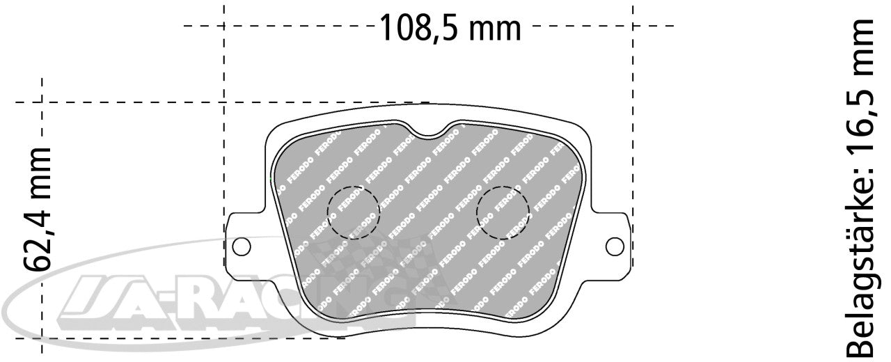 FCP5526 Ferodo Bremsbelag