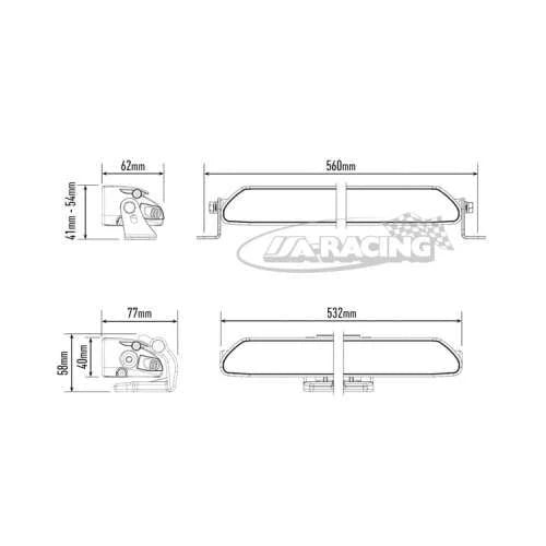 LAZER Linear 18 Low Beam Assist Scheinwerfermodul mit 48 LED