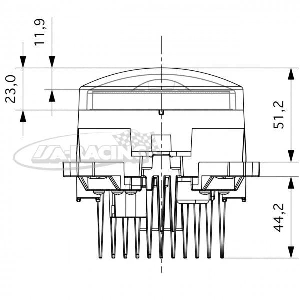 LED Fernscheinwerfer G3 Ø 90mm NCC® Laschenbefestigung