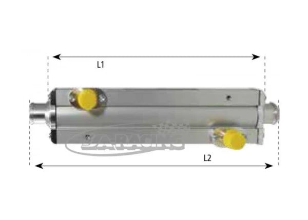 Laminova Wärmetauscher ECD54, 248mm lang