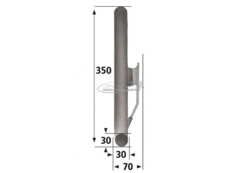 OMP Lenkrad WRC, Ø 350mm, Wildleder