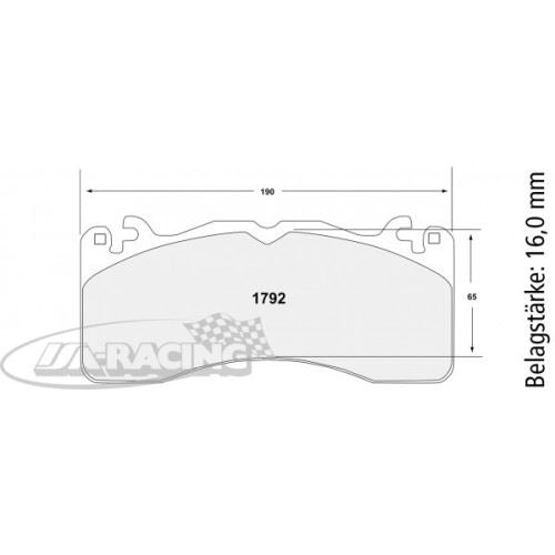 P1792 PFC Bremsbelag