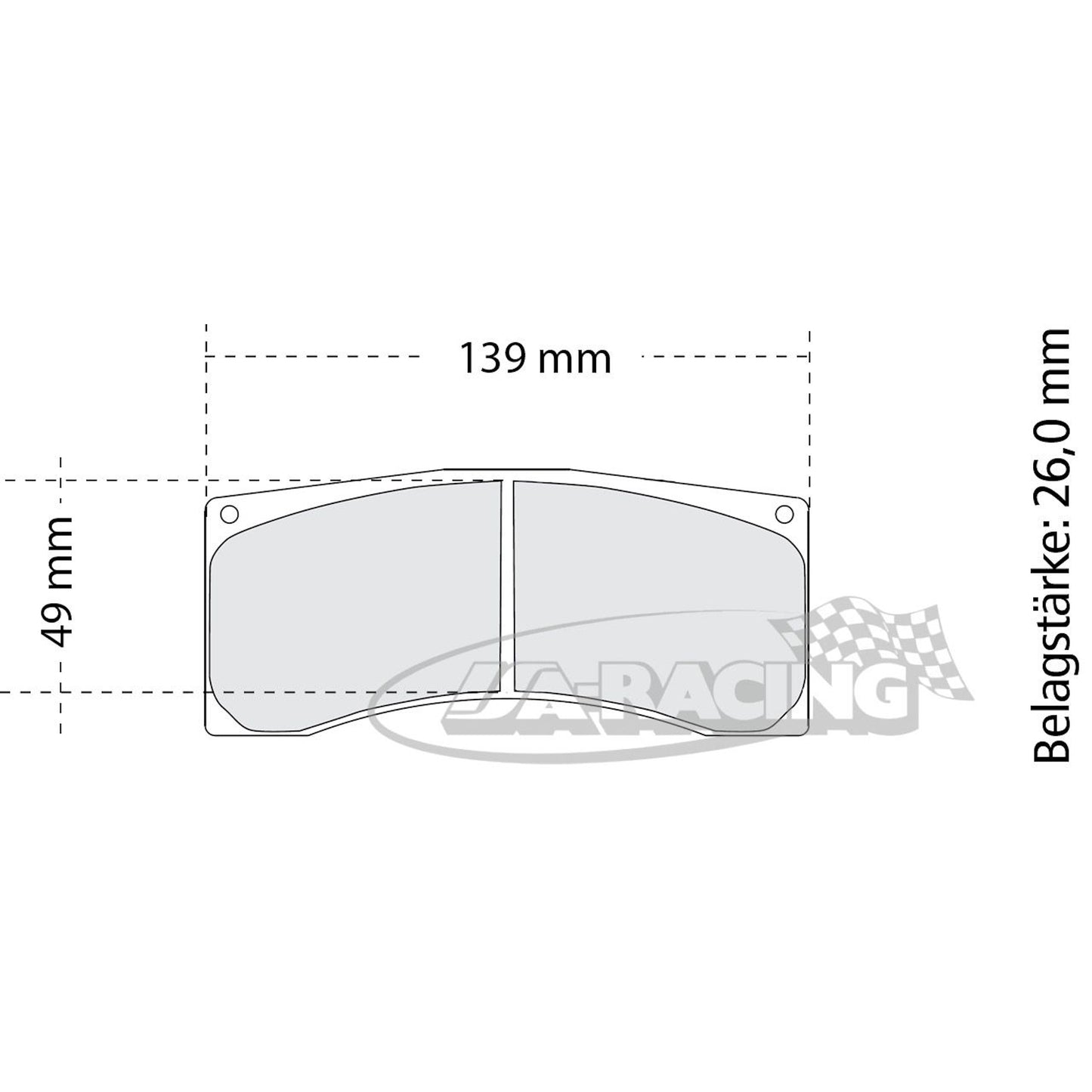 P7770 PFC Bremsbelag
