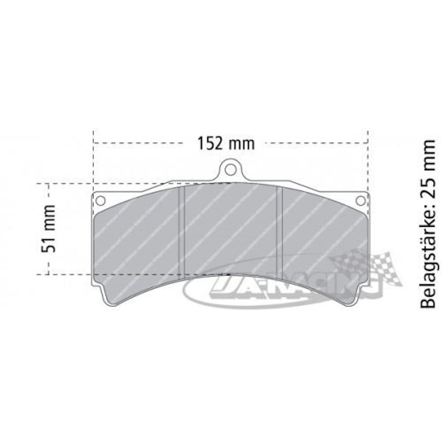 P7793 PFC Bremsbelag