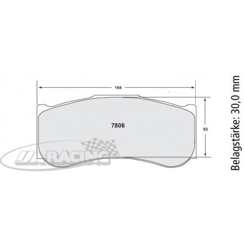 P7806 PFC Bremsbelag