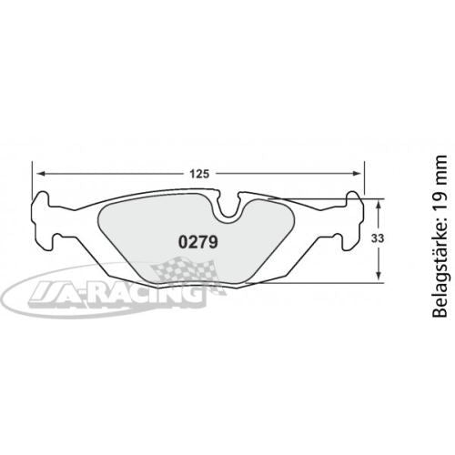 P0279 PFC Bremsbelag