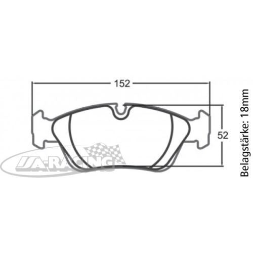 P0558 PFC Bremsbelag