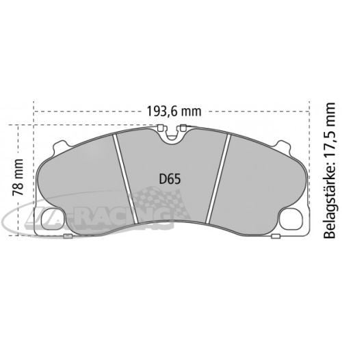 P7721 PFC Bremsbelag