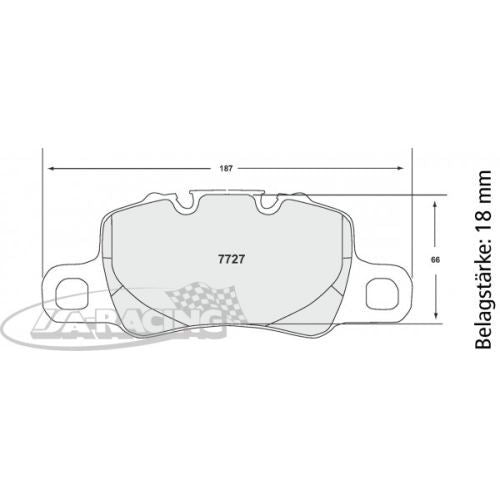 P7727 PFC Bremsbelag