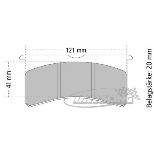 P7751 PFC Bremsbelag
