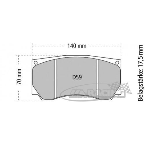 P7772 PFC Bremsbelag