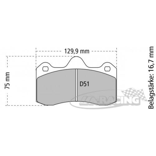 P7870 PFC Bremsbelag