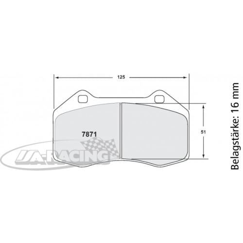 P7871 PFC Bremsbelag