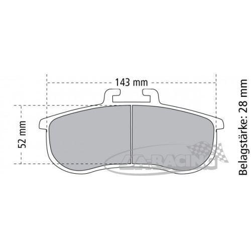 P7954 PFC Bremsbelag