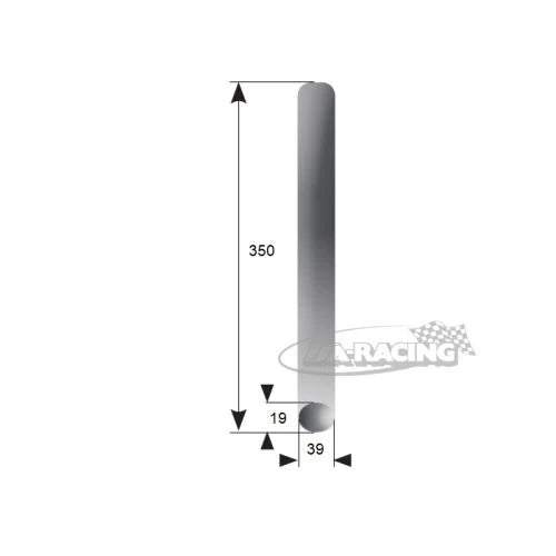 OMP Lenkrad Velocita Superlight, Ø 350mm, Wildleder, oval