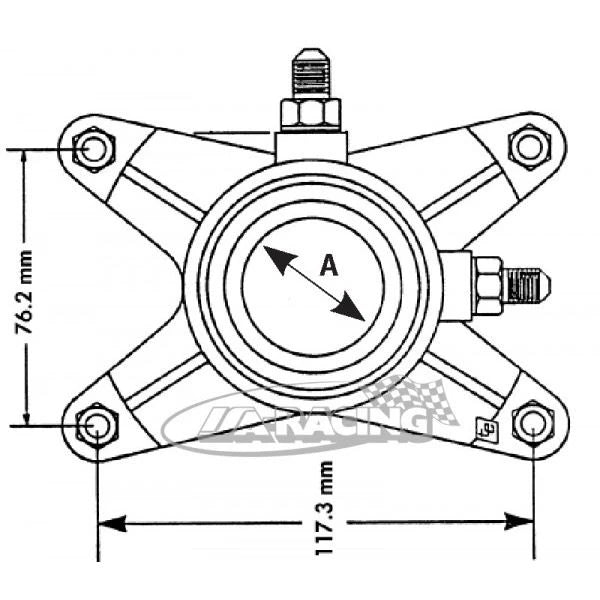 Tilton Ausrücklager 60-4240, Kontaktfläche 44mm
