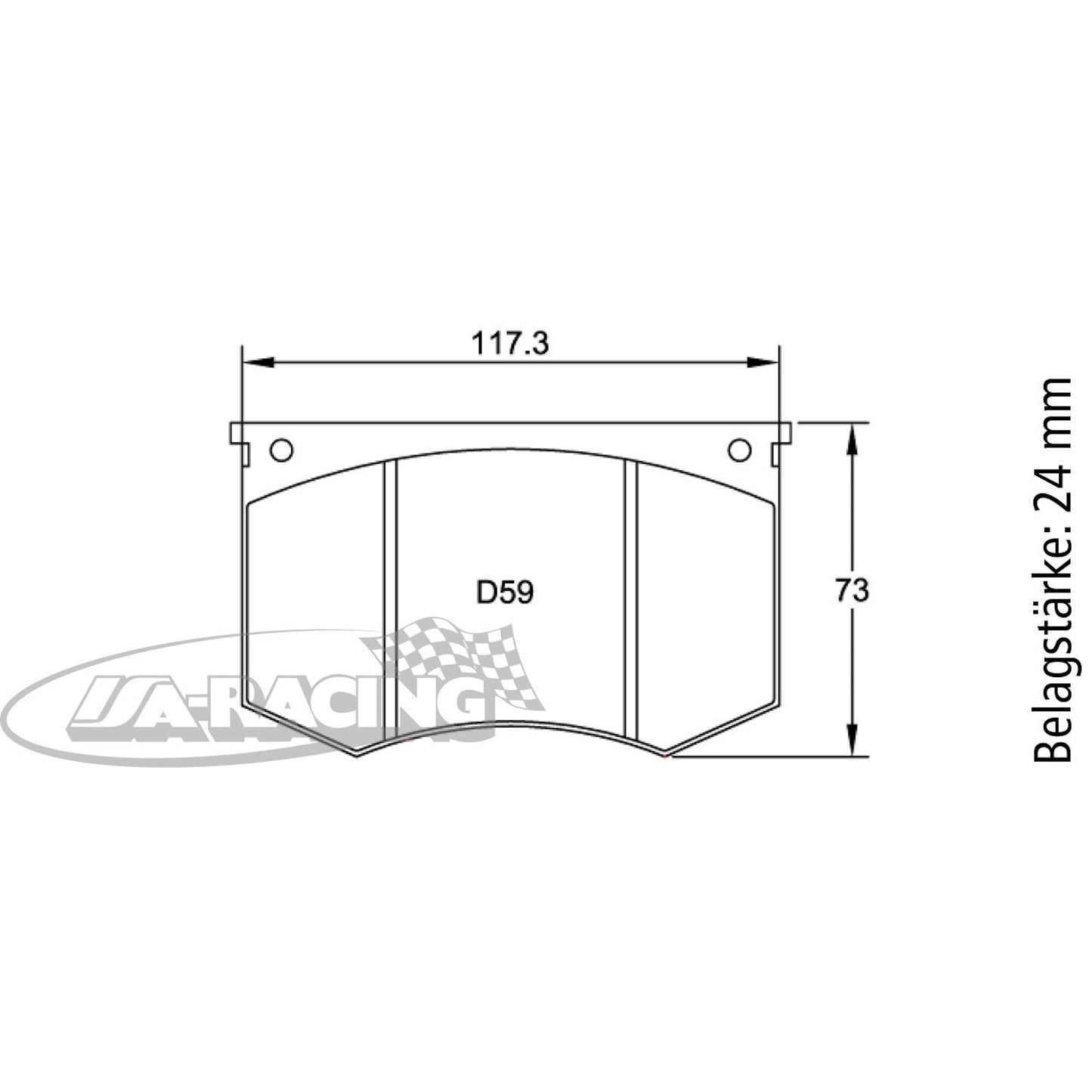 U1195 Pagid Bremsbelag